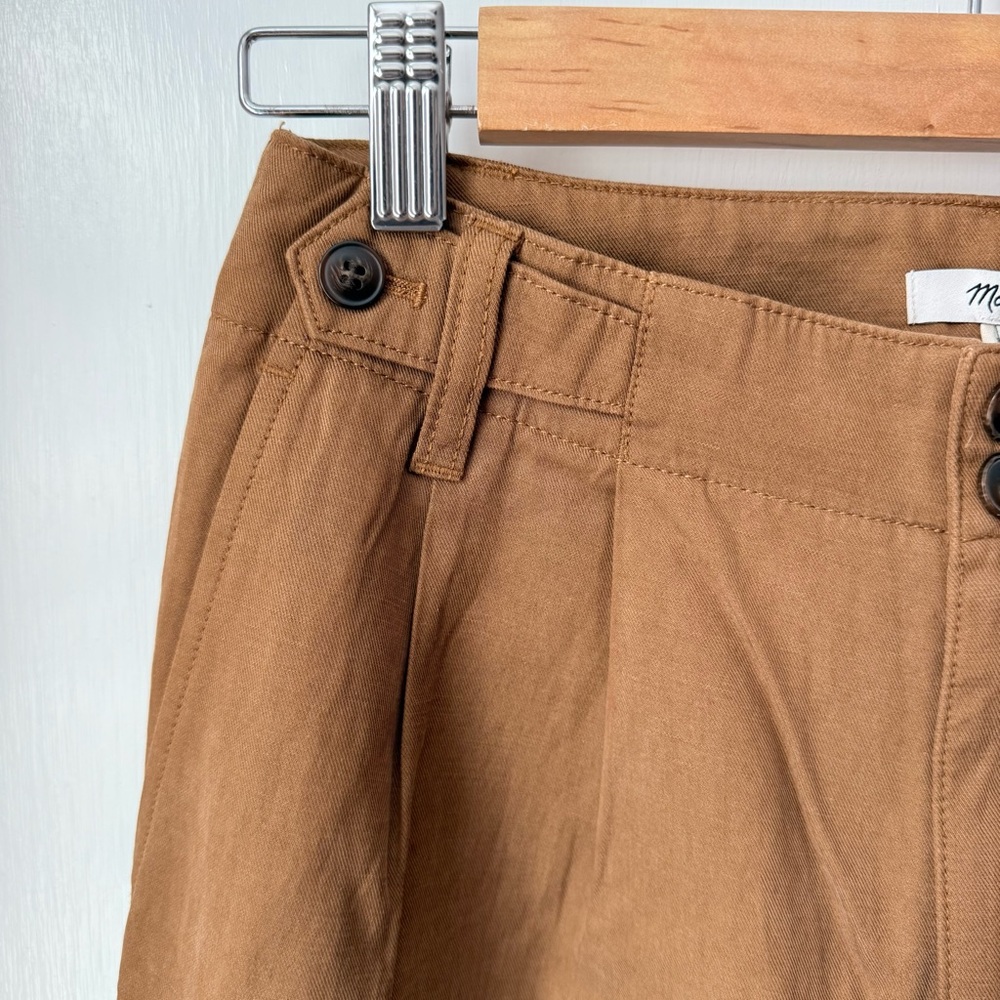 Madewell Harlow Wide Leg Caramel Trousers - Picture 7 of 10